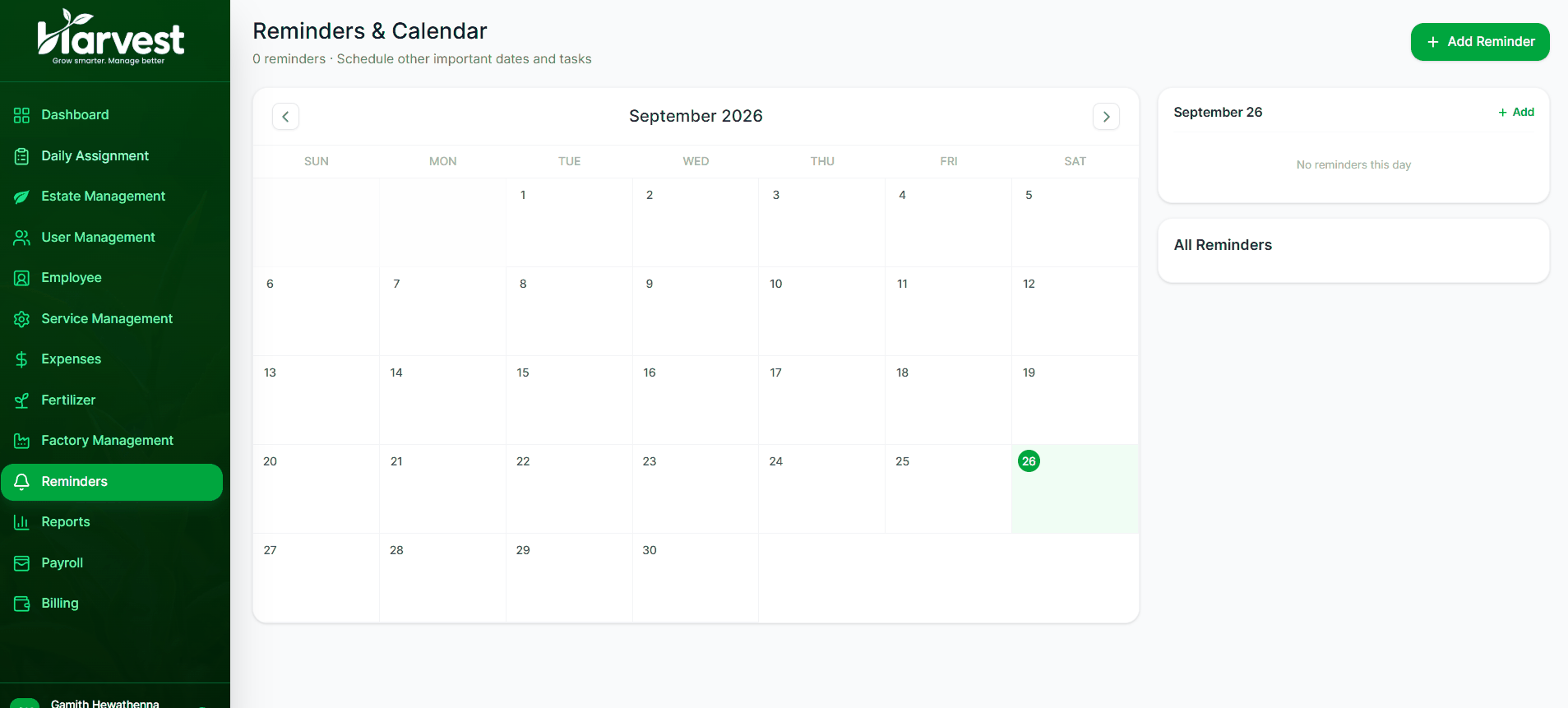 Reminders & Calendar